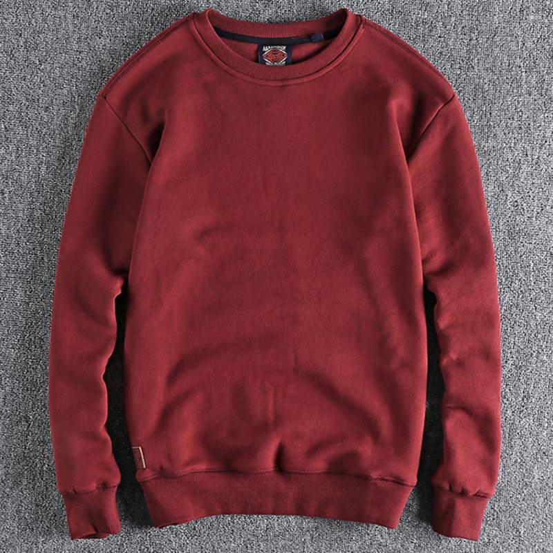 

Men's Hoodies American And European Style Casual Sweater Coats Velvet Padded Solid Color Winter Autumn Mens Sweatershirt Plus Size 3XL, Picture shown