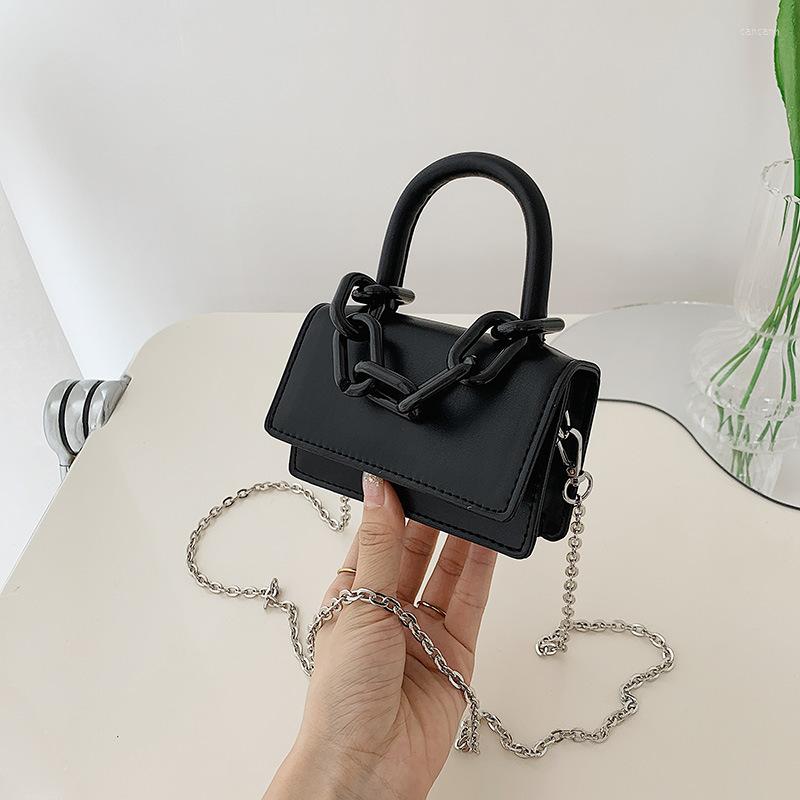 

Evening Bags Mini Bag For Women Spring And Summer Fashion Shoulder Messenger Chain Small Square, Black