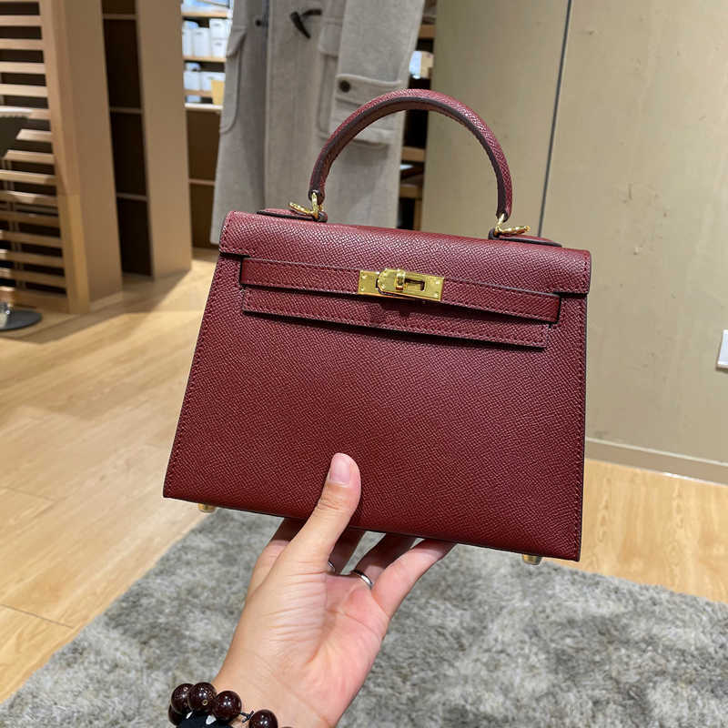 

Handheld Herme Designer Bags Autumn women palm print leather shoulder classic versatile wedding Leather Messenger Small, Not for sale do not shoot