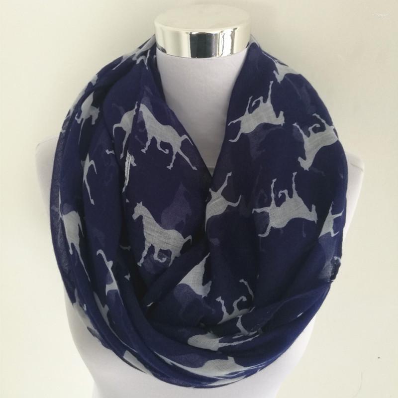 

Scarves 10pcs/lot Design Fashion Animal Print Scarf Winter Horse Infinity