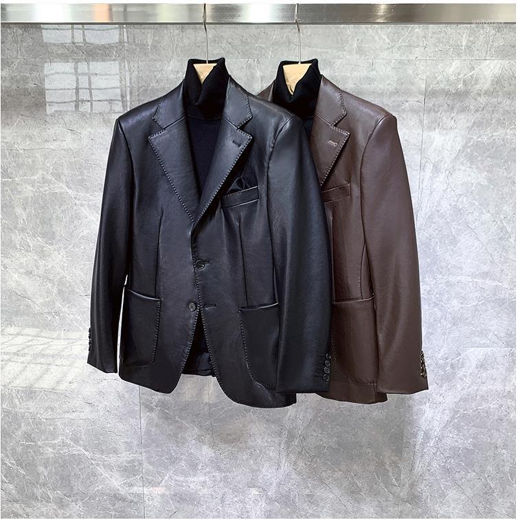 

Men's Jackets A10177 Fashion Men's Coats & 2022 Runway Luxury European Design Party Style Clothing, Black