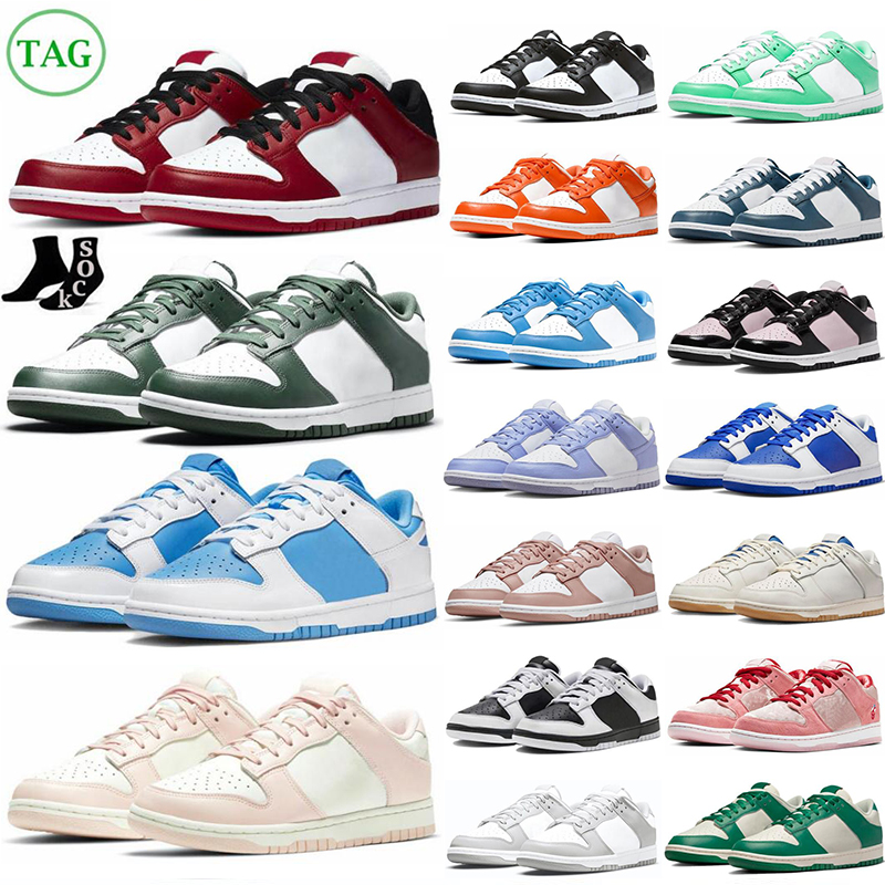 

Men Women Running Shoes Low Panda White Black Rose Whisper Triple Pink UNC University Red Syracuse Malachite Mens Trainer Sport Snaekers, #35 orange pearl 36-40