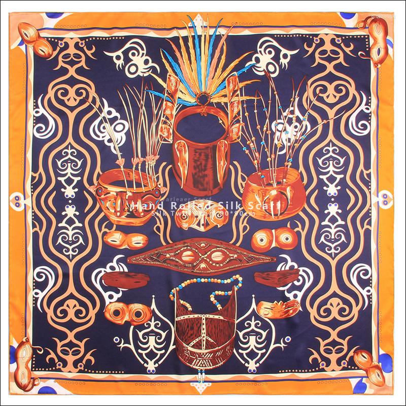 

Scarves Hand Rolled Silk Scarf Designer Shawl 90cm Square Scarfs Twill 90 Bandana