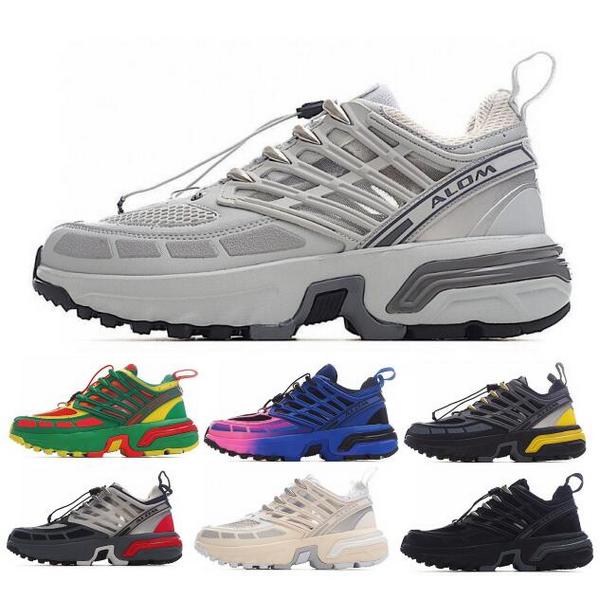 

Acs Pro Advanced Men Running Shoes Woman Sneaker Yellow Unisex Sport Style Trekking Safari Authentic Trainers, Black