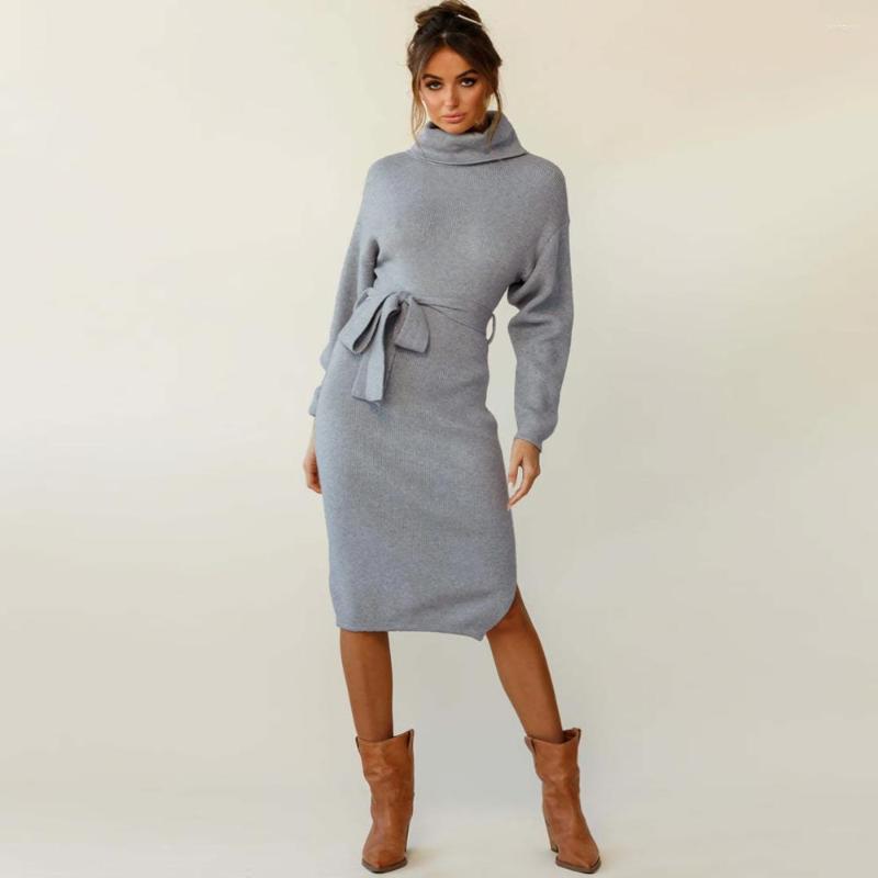 

Casual Dresses Long Sleeve Dress For Women Elegant Korean Clothes Vintage Female Black Ladies Turtleneck Vestidos Autumn Winter 2022, H2769b