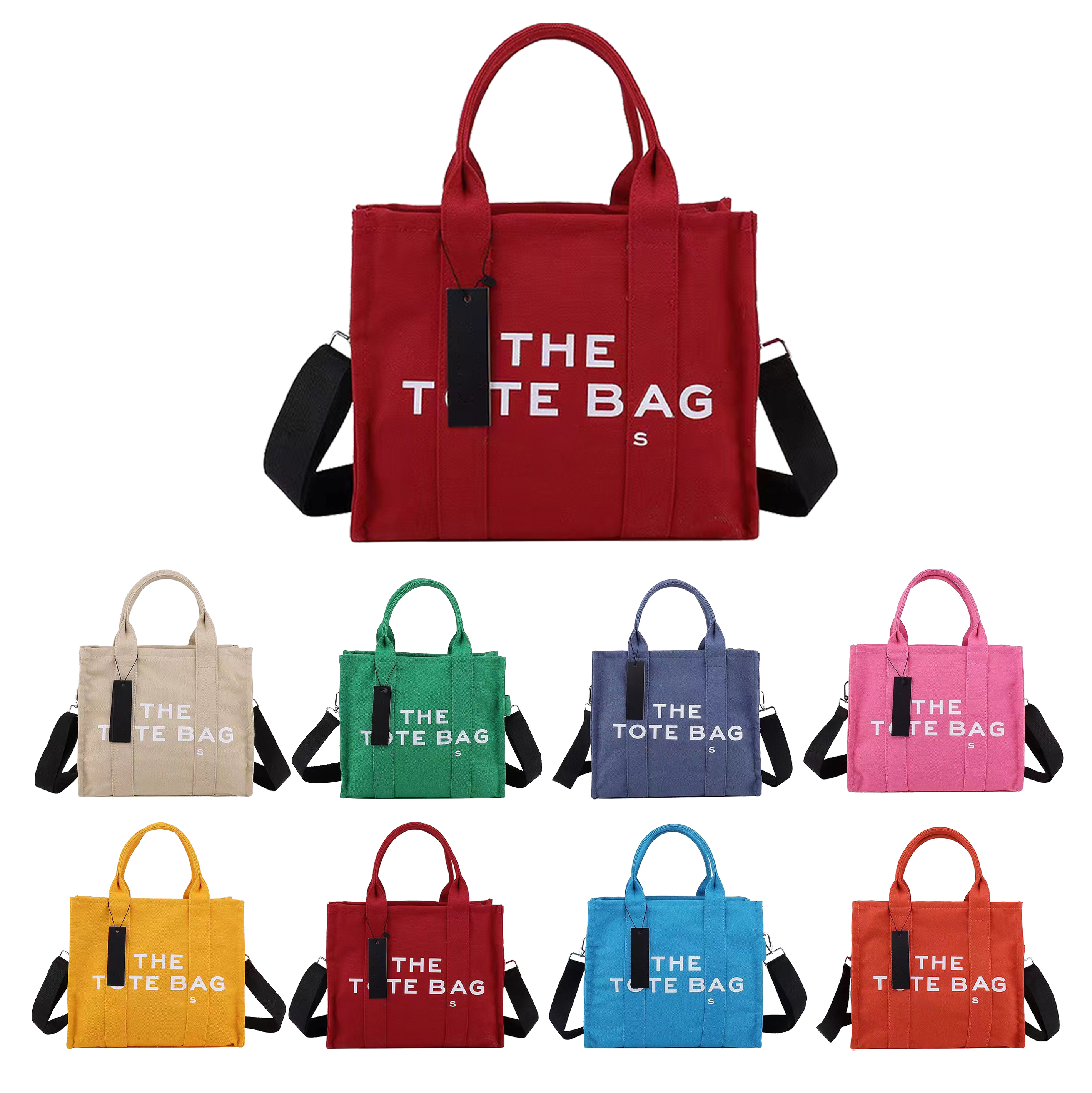 

Designers the tote bag fashion Large practical capacity plain cross body shoulder handbags womens wallets purse crossbody fashion canvas travel Luxurys pochette, Orange