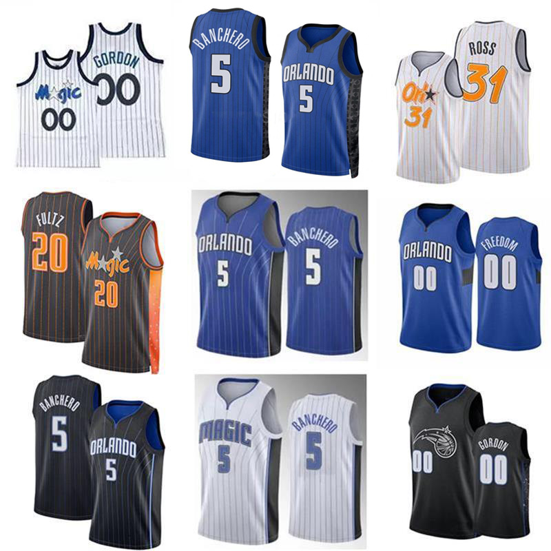 

Paolo Banchero Markelle Fultz Basketball Jerseys Wendell Carter jr Franz Wagner Cole Anthony Jonathan Isaac Mo Bamba Ross Gary Harris Men Custom Jersey, Colour 1
