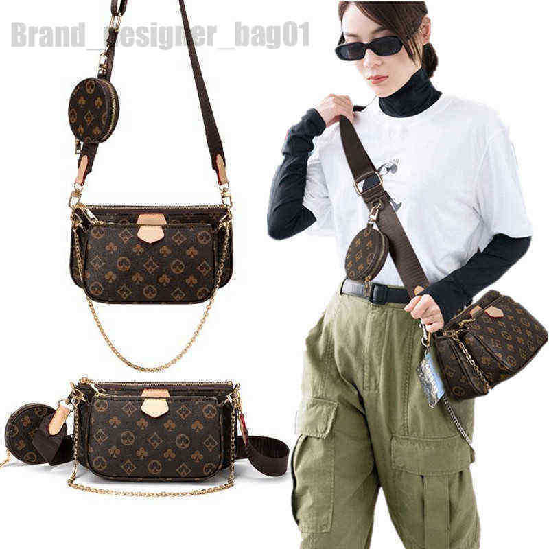 

2023Shoulder Bags Women Bag Fashion Brand Designer women bags 3-IN-1 Messenger Handbags Tote Leather Floar Crossbody New Shoulder Clutch purse 110822H, Make up the difference