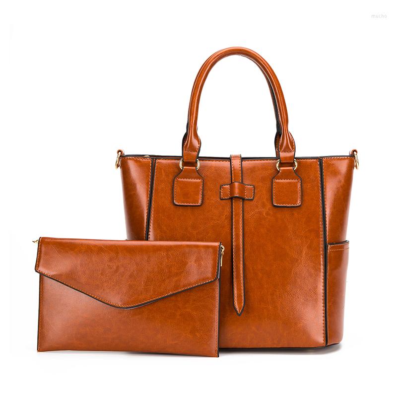 

Evening Bags 2022 Luxury Handbag Designer Cross-shaped Female Bag One-shoulder 3-piece High-quality Fashion, Black