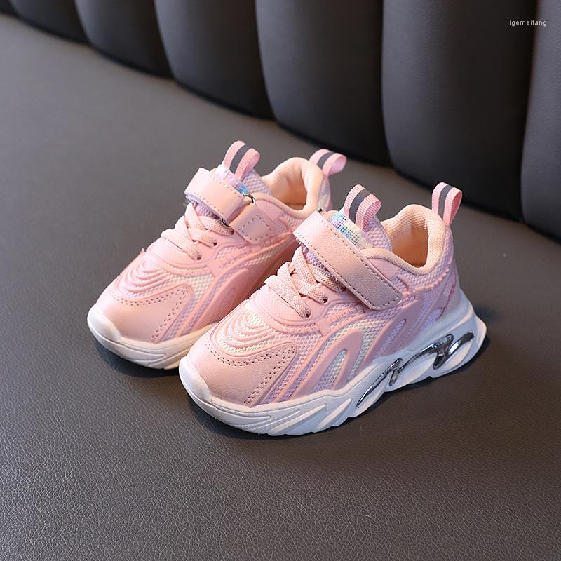 

Athletic Shoes Children's Fashion Sports Boys' Running Leisure Breathable Outdoor Kids Lightweight Sneakers Shoe SYR018, Syr018pink