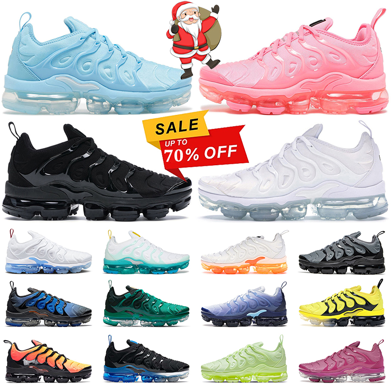 

TOP men women vapor tn max plus running shoes University Blue Triple Black White Cool Grey Be True Sunset Light Bone mens trainer, 28