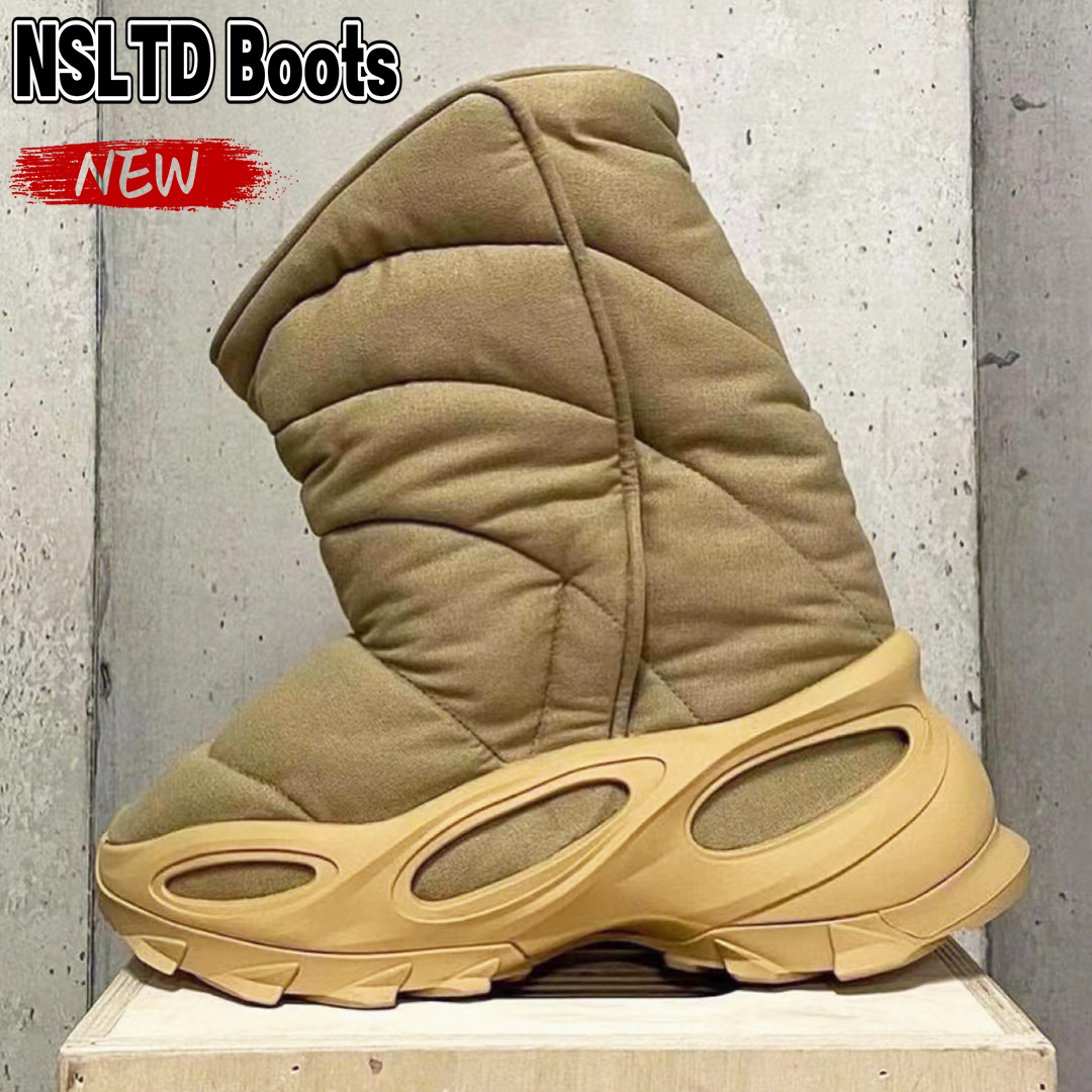

2023 Luxury NSLTD boots men women shoes black Khaki Knit RNR Boot Sulfer snow boot winter comfort sock runner sneaker fashion mens designer booties US 5-11, Shoe box