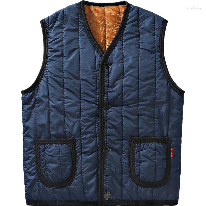 

Men's Vests Men 2022 Outwear Thick Warm FleeceSleeveless Vest Jacket WaistCoat Autumn Casual Outfits Sleeveless Down, Nj01-nan navy blue