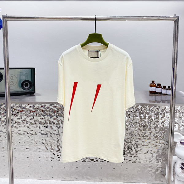 

Summer Mens T-Shirts Designer Women Apparel Shirts G Letter Round Neck Loose Trend Short Sleeve Clothings Tees