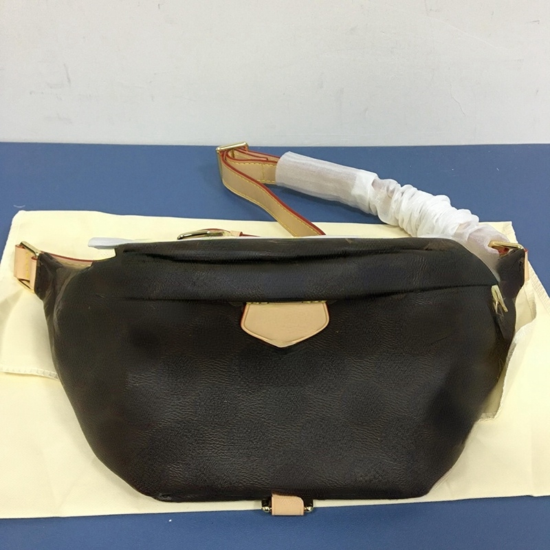 

Fanny Pack Womens Shoulder Bag Luxury Designer Cross Body Bags for Women Waist Bags Brown Flower With Belt, Extra bag box