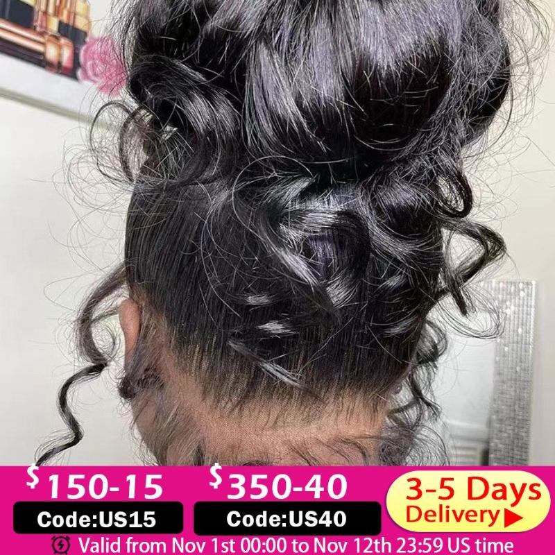 

Full Lace Wig Human Hair Pre Plucked Brazilian Wigs For Women 13x6 Hd Frontal 30 32 Inch Body Wave Front, 13x4 lace wig