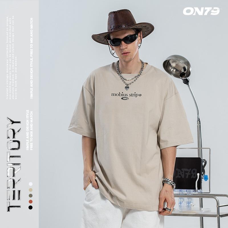 

Men's T Shirts Simple Letter Printed Oversized Short Sleeve T-shirts Men Cotton O Neck Loose Fashion High Street Summer Tops Male, Black