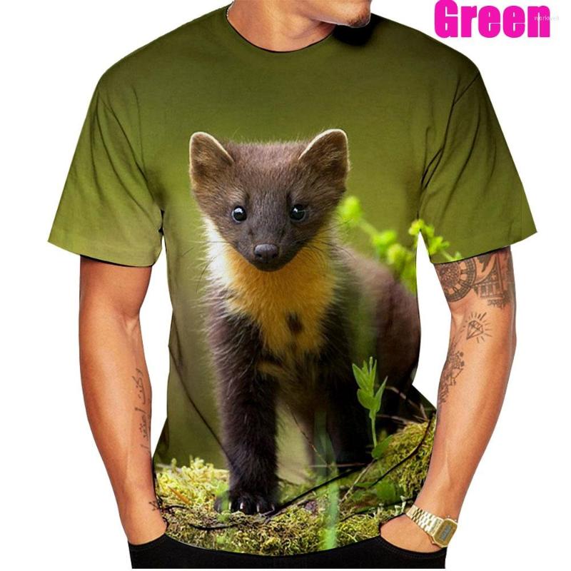 

Men's T Shirts 2022 Fashion Animal Ferret3D Printing Men's T-shirt Casual Shirt Cute Tops
