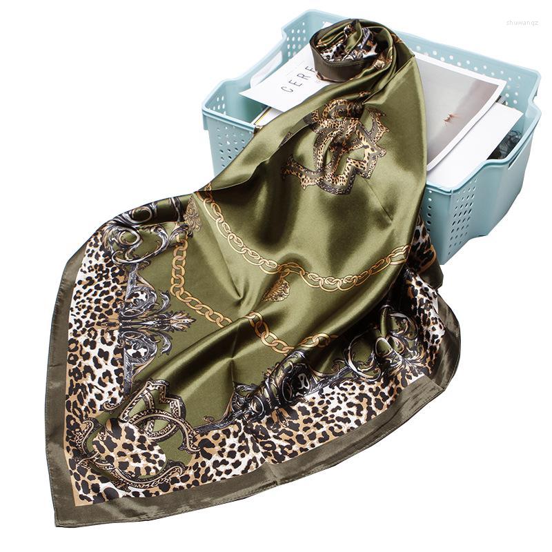 

Scarves 90cm Big Square Scarf Silk Small Women Wild Foreign Fashion Shawl