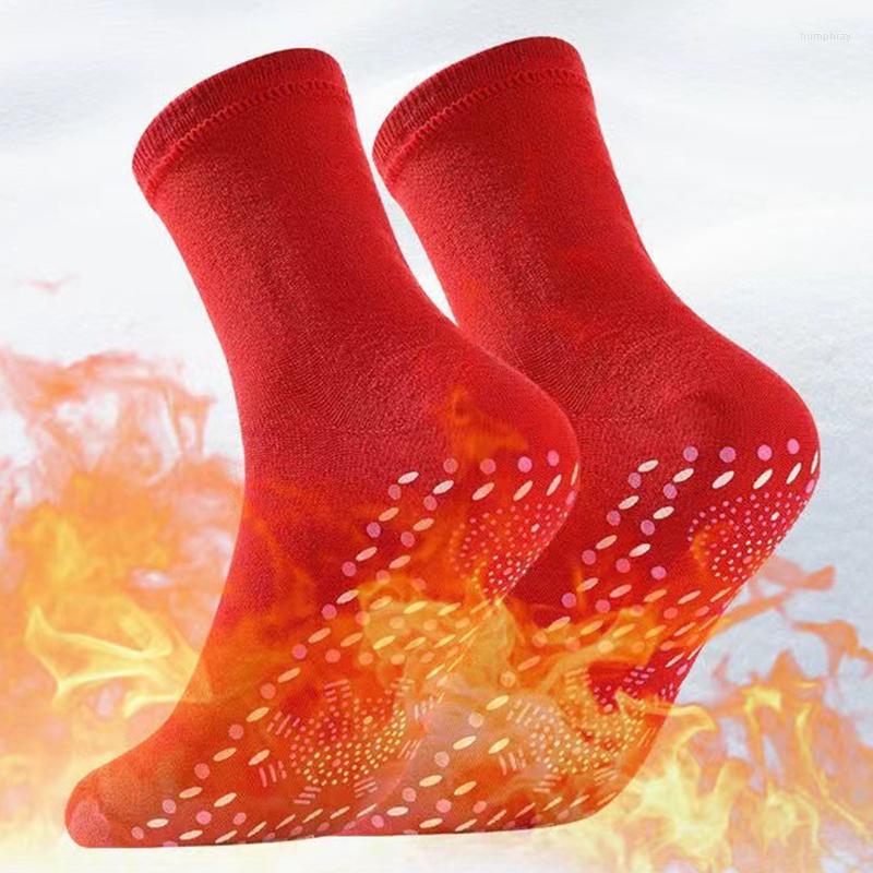 

Men's Socks Classic Self-Heating Winter Warm Thermal Stockings Women Men Cotton Solid Color Outdoor Anti-Cold Sock Arrivals, A1