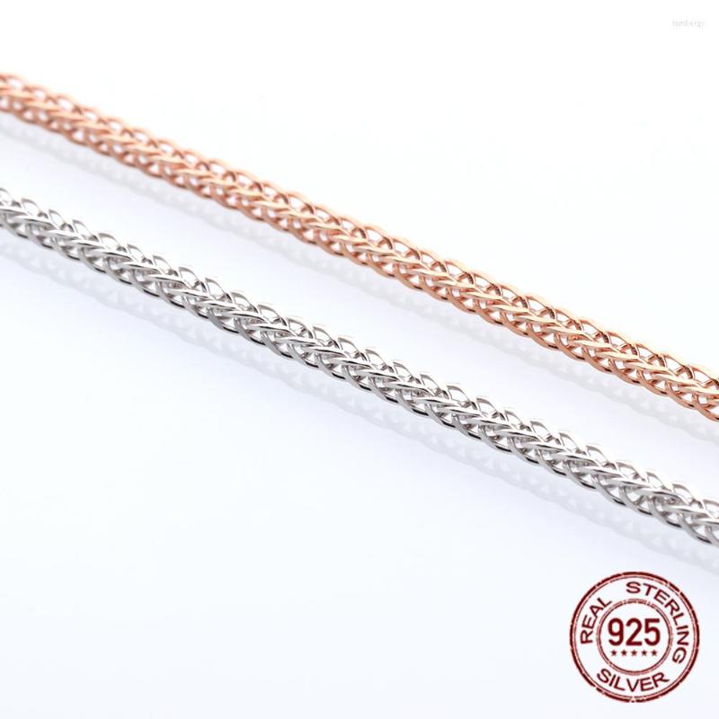 

Chains S925 Silver Woman Necklace Sterling Chain Gift 45-50mm