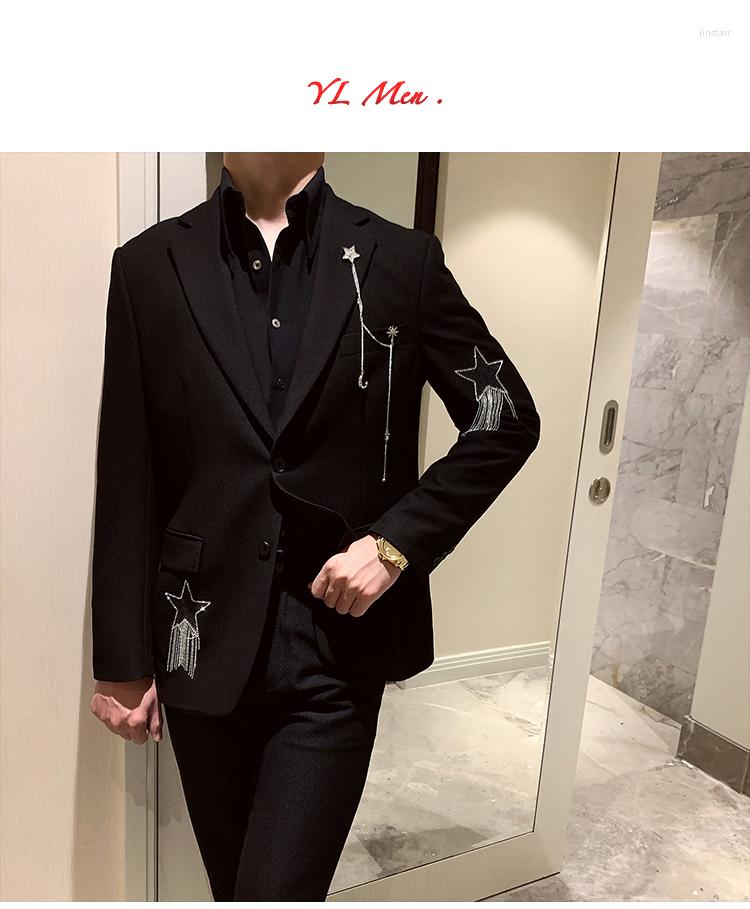 

Men's Jackets Z10326 Fashion Men's Coats & 2022 Runway Luxury European Design Party Style Clothing, Picture shown