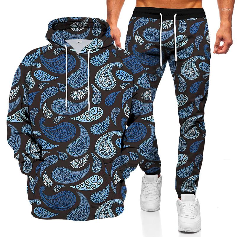 

Men' Tracksuits Men' 3D Printed Cashew Flower Pattern Trend Interesting Fashion Hoodie Suit Street Harajuku Oversized Unisex Clothing, Cl1069