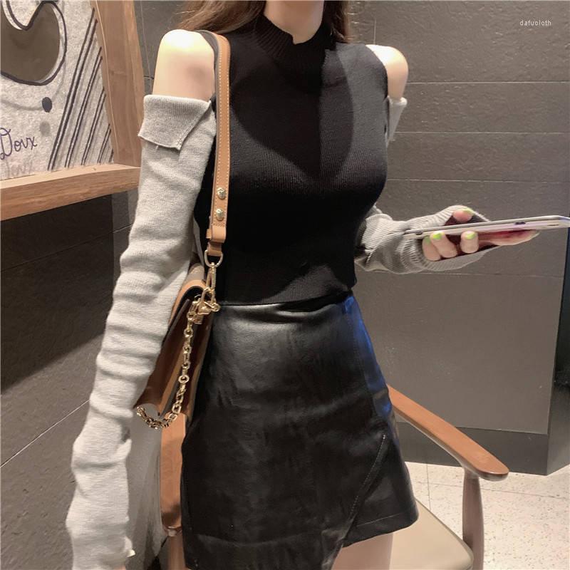 

Casual Dresses Women Women' Skirt 2022 Ripped Spring Autumn Knitted Dress Vestido De Mujer Femme Robe, Yellow