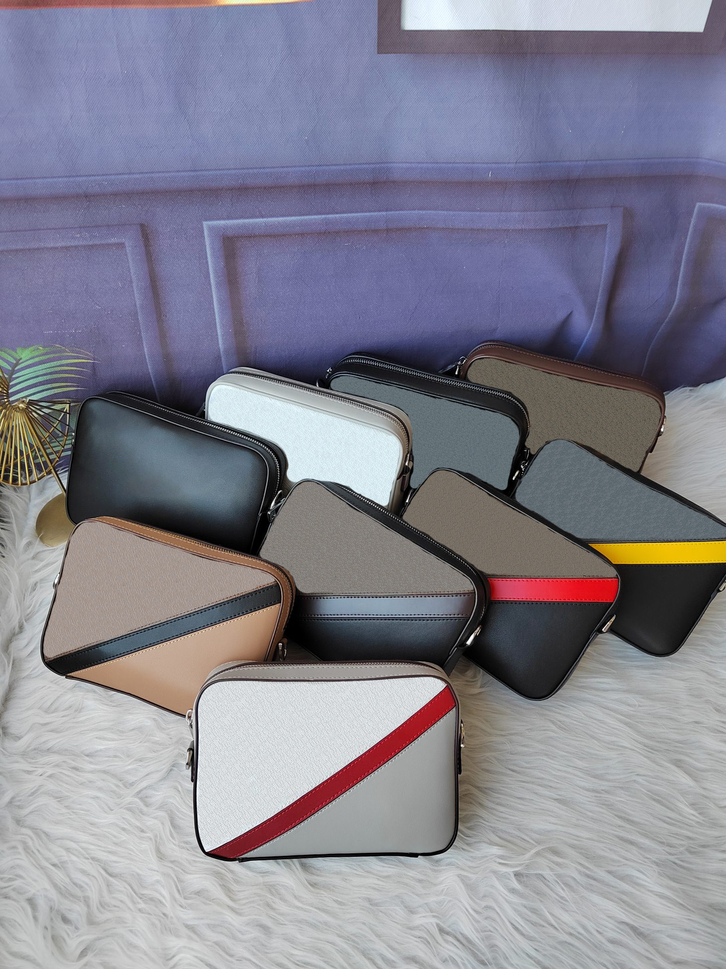 

F0286 designer bags the tote Fashion Shoulder bag Classic Messenger bag Zipper opening and closing, Full black