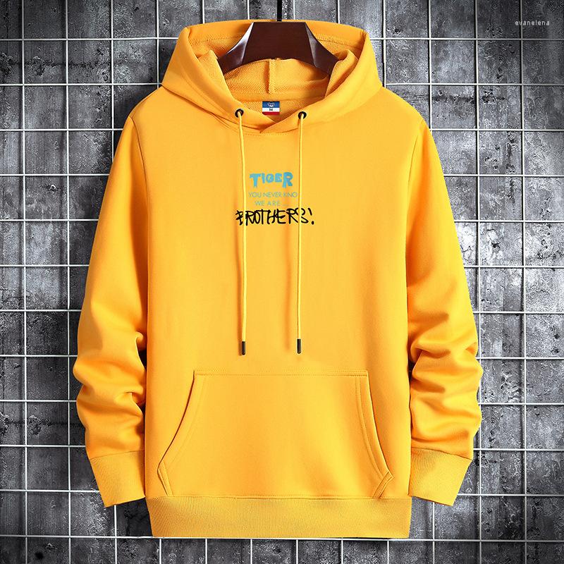 

Men's Hoodies ZOGAA 2022 Hoodie Men's BROTHERS Printed Cotton Casual Sports Streetwear High Street Fashion Jacket Long Sleeve Top SIZE, Black