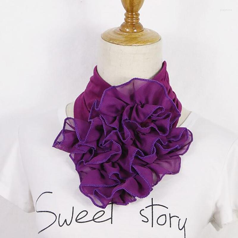 

Scarves Scarf For Ladies Fashion Neckerchief Ring Collar Women