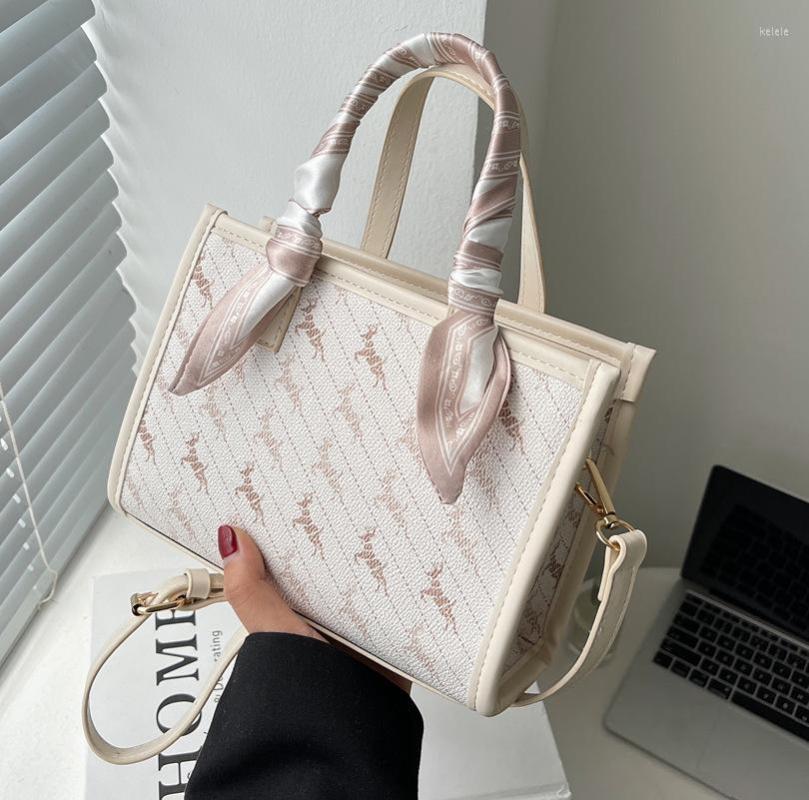 

Evening Bags Fashion Women's Handbags Designer PU Leather Purses Brand Lady Travel Tote Shoulder Bag 2022 Summer Bow Trend Top-handle, 001