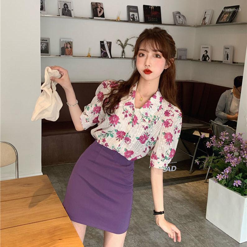

Women' Blouses Women Blouse Short Sleeve Women' Summer Loose Embroidery Floral Top Shirt Blusas Mujer De Moda, Blue