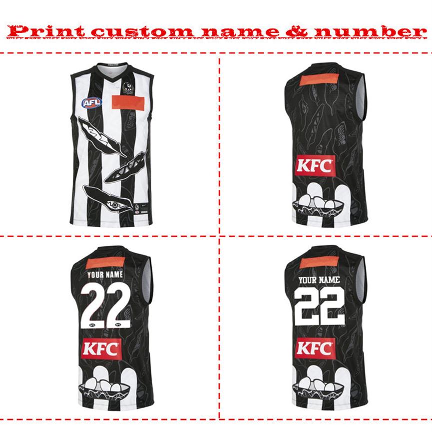 

Top Quality 2022 COLLINGWOOD MAGPIES AFL INDIGNEOUS GUERNSEY MENS Size S-2XL Print Custom Name Number Delivery205t, No print
