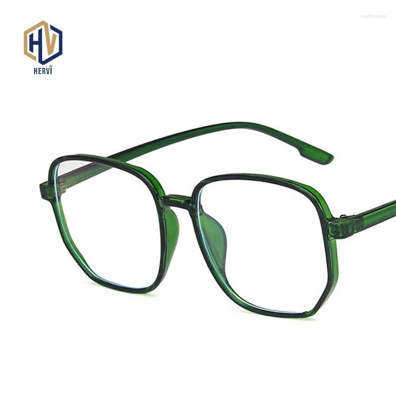 

Sunglasses Big Frame Irregular Square Flat Glasses Men Women Universal Polygon Anti-blue High Quality Eyewear