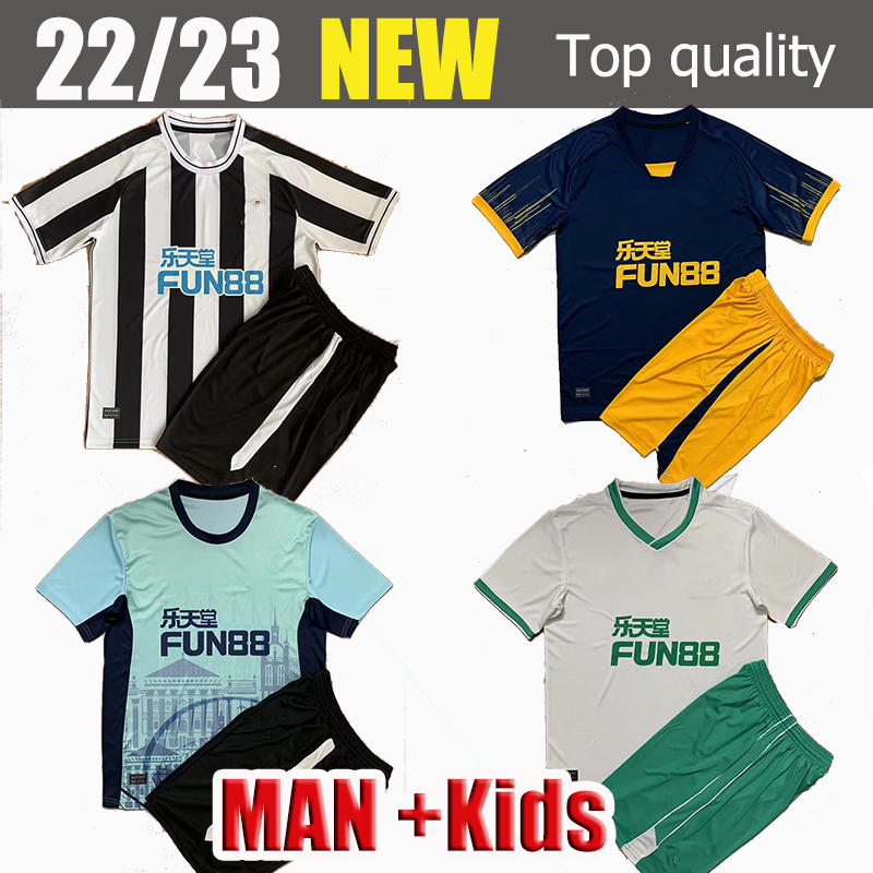 

BRUNO G. 22 2023 Soccer Jerseys WOOD NUFC WILSON SHELVEY ALMIRON 2022 2023 third kit TRIPPIER Football Shirt MAXIMIN top Men Kids sets uniforms 130 years