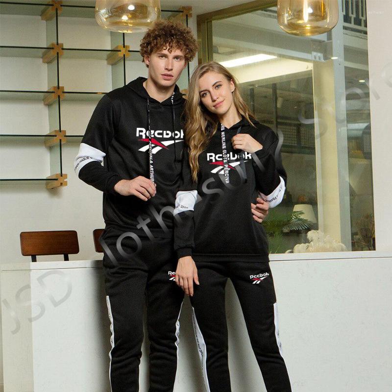 

Men' Tracksuits Men' Brand Tracksuit Hoodies Sweatpants Sets Casual Sports Fashion Hooded Suits Clothes Men, Black-pants