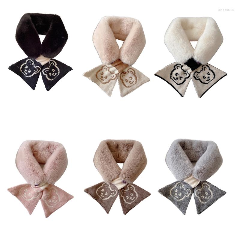 

Scarves Soft Plush Children Scarf Winter Polyester Collar Neck Warmer Kids Outdoor Neckerchief Supplies