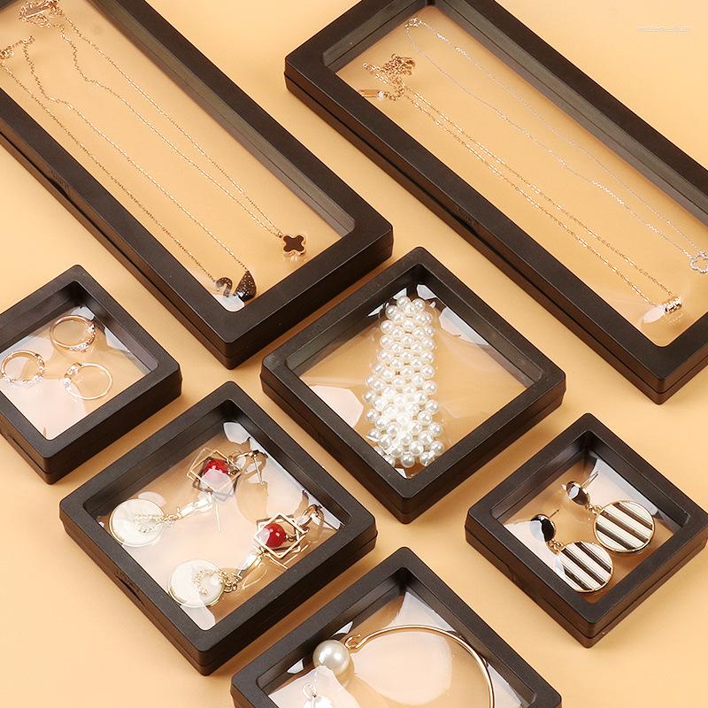 

Jewelry Pouches 5PC/set Box Transparent Display Suspension Bracelet Jade Antique Storage