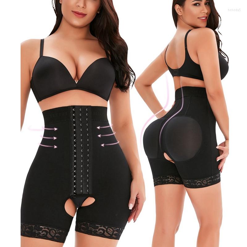 

Women' Shapers Plus Size 6XL Women High Waist Control Panties BuLifter Shaper Tummy Trainer Open Crotch Shapewear BuShaper, Black