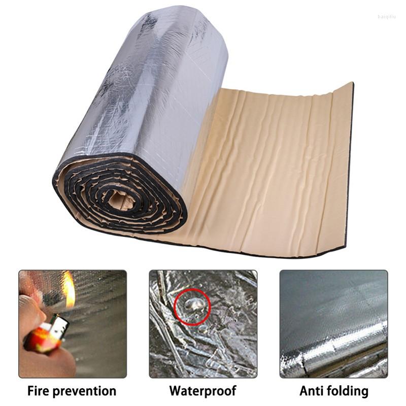 

Interior Accessories 1 Roll 100x40cm 10mm Car Sound Heat Insulation Cotton Soundproof Aluminum Foil Waterproof Anti Dust Noise For Part