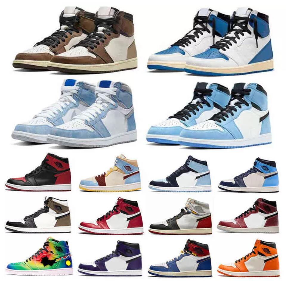 

2023 Original Jumpman Basketball Shoes 1 High Dark Mocha Hyper Royal University Blue Fearless Obsidian Unc Banned Bred Toe Chicago Fragment Lost And Found, 12