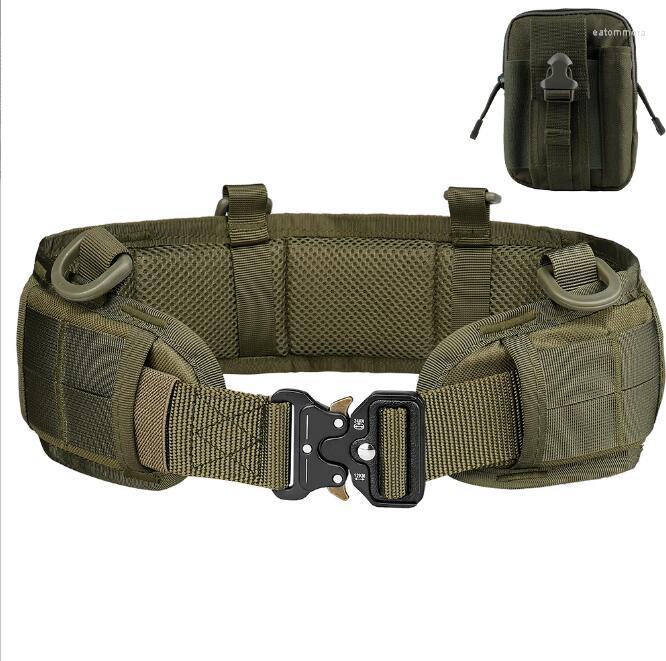 

Belts Tactical Belt Live CS Field Training Waist Cover Nylon Set, Black