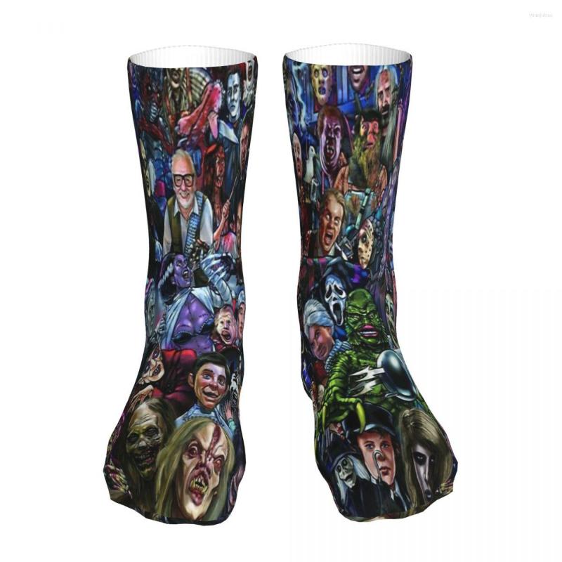 

Men's Socks Horror Collage Undertale Game Frisk Sans Sock Men Women Polyester Stockings Customizable Design, Black