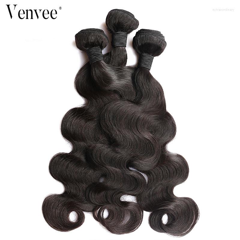

Human Hair Bulks Body Wave Bundles Brazilian Remy Weave With Closure Bundle Extension 1/3/4pcs Venvee Products