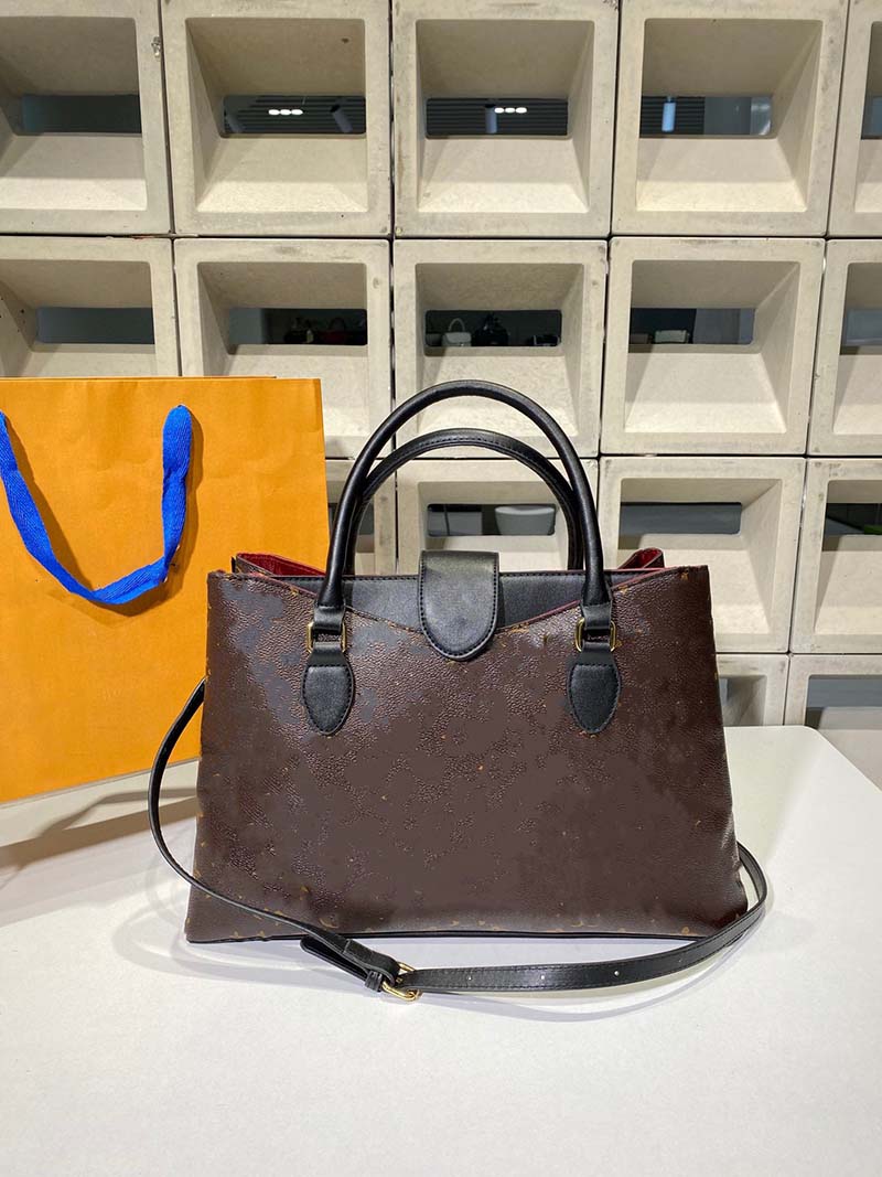 

Designer Classic Bucket Bags Vintage Print One Shoulder Straddle Bag Handheld Luxury Bag Crossbody Bag messenger bagwomen Evening Bags totes, Black flower