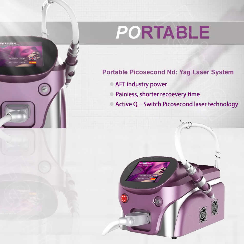 

Nd Yag 1064 532Nm Pico Laser SuringLaser Machine Skin Whitening Freckle Removal Picosecond Tattoo Removal 2022