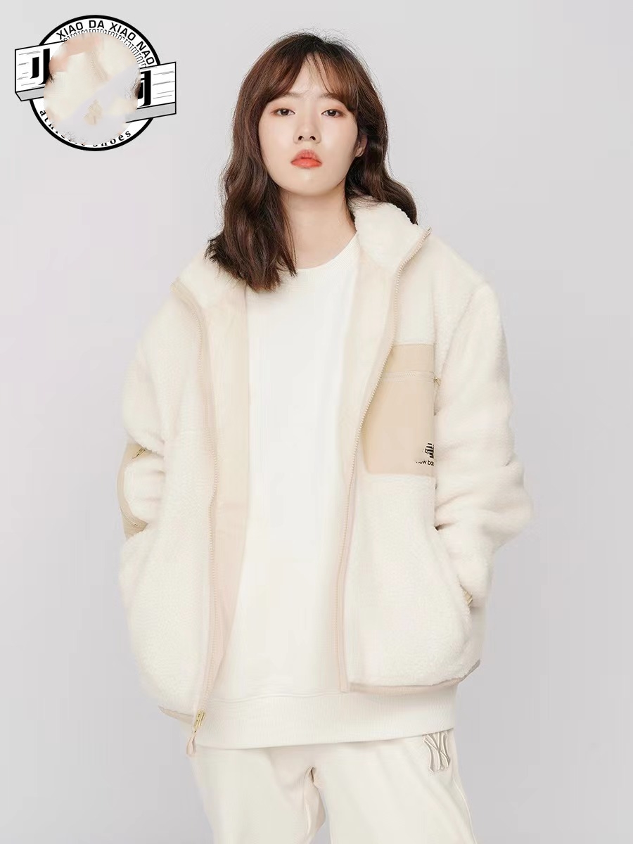 

Women' Jackets Winter Fleece Jacket Women Faux Shearling Outerwear Coats Female Suede Fur Coat Men Warm Thickened Lamb Puffer-5A16, Logo