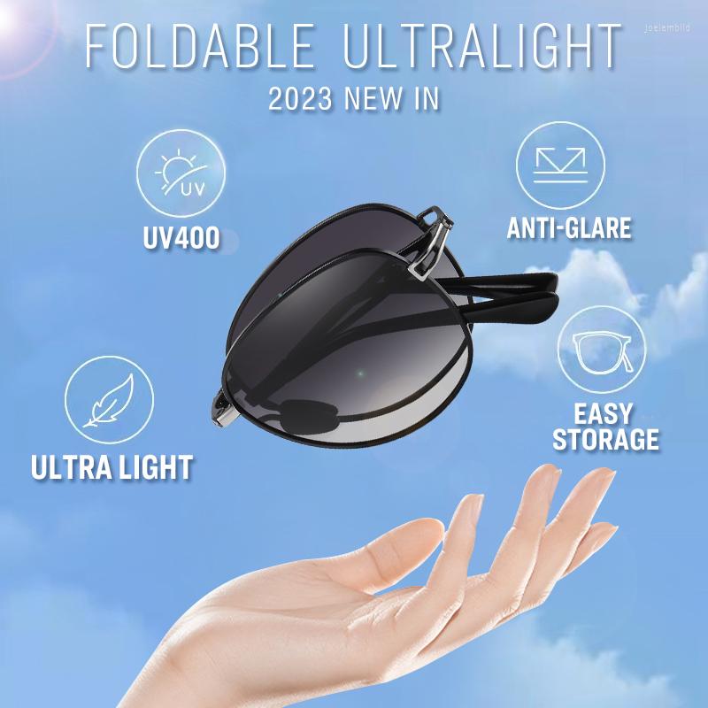 

Sunglasses LIOUMO Fashion Polarized Women Portable Folding Sun Glasses For Men Pochromic Driving Eyewear Zonnebril Heren