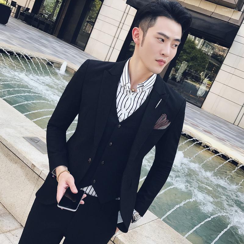 

Men's Suits Men's Three-piece Gentleman SJT32 - P300 Viscose Nylon 49.2 4% Spandex, See chart